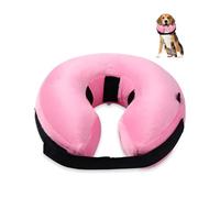 HMCEY Collar de Recuperación Inflable para Perro,Collar Isabelino Inflable,Collarin Hinchable Perro Morbido,Collars de Protección Perros,Collars Protector Perros Ajustable para Mascotas Cirugía