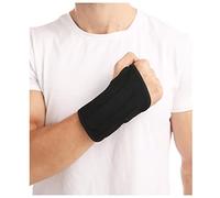 HMCEY Muñequera Tendinitis Muñeca Transpirable Muñequera Tunel Carpiano Izquierda Elastico Ortopedica Muñequera de Soporte Férula Muñeca para Esguinces, Lesiones por Esfuerzo Repetitivo(Negro,L/XL)