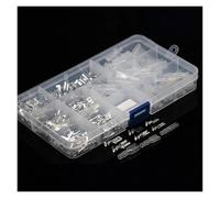 HMCOCOOFM 270 conectores de pala de cable de 2,8 mm, 4,8 mm y 6,3 mm, macho y hembra, bloque de terminales de crimpado de empalme rápido con funda aislante.