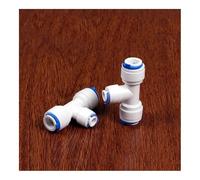 HMCOCOOFM 3/8" to 1/4" Tube Reducing Tee 3 Ways POM Quick Fitting Connector For Aquarium RO Water Filter Reverse Osmosis System HMCOCOOFM