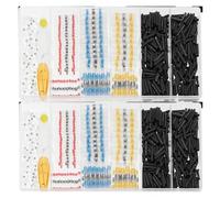 HMCOCOOFM Kit de 500 conectores de cable con manguitos de soldadura y sellado, tubos termorretráctiles, herramientas for terminales de cable.