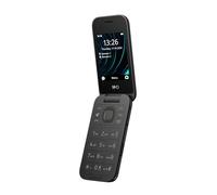 HMD 2660 Flip Teléfono Móvil Dual SIM 4G, Botones y Pantalla Grandes, Compatible con Audífonos (HAC), Botón de Emergencia SOS, Batería de Larga Duración
