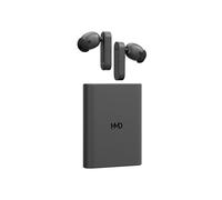 HMD Amped Buds - Auriculares in-Ear inalámbricos Bluetooth con Banco de energía Integrado (Hybrid ANC, ENC, hasta 95 Horas de reproducción, USB-C, IP54), Color Negro