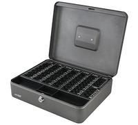 HMF 108-09 Caja de caudales, para monedas 30 x 24 x 9 cm, plata