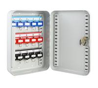 HMF 12515-07 Caja para Llaves, 15 Ganchos, 25 x 17 x 7,5 cm, Gris