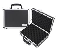 HMF 14401-02 Maleta de Aluminio para Pistolas con Cerradura de Combinación | 31 x 26 x 11 cm | Negro