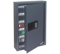 HMF 2100-11 Caja Fuerte para Llaves, 108 Ganchos, Cerradura Electrónica, 66,5 x 43 x 13 cm, antracita