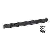 HMF 66489-02 - Pasacables con cepillo para armario de servidor, 19", color negro