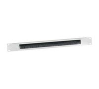 HMF 66489-07 - Pasacables con cepillo para armario de servidor, 19 pulgadas, color gris claro