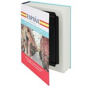 HMF 80945 caja fuerte en forma de libro, caja de caudales camuflada, páginas de papel auténticas, "España", 23 × 15 × 4 cm, rotulación en español