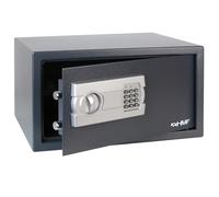 HMF Caja fuerte para hogar, hotel u oficina, caja fuerte para muebles con cerradura de combinación para portátiles de 15 pulgadas y documentos DIN A3 | 45 x 25 x 36,5 cm | Antracita