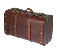 HMF Treasure Chest Peru 6412-140, de madera, maleta vintage, dimensiones 40 x 23,5 x 16,5 cm, tamaño grande, modelo Perú