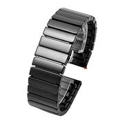HMFANG Correa De Reloj 20 Mm Y 22 Cerámica Entre Acero Inoxidable Compatible Con Huawei Smart Watch GT2/watch 2pro Samsung(C black,16mm)