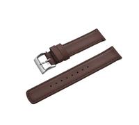 HMFang Correa De Reloj De Piel De Becerro De 20 Mm Y 22 Mm con Cierre Rápido, Estilo Retro, Color Negro, Marrón Y Café, For Hombre Y Mujer.(Coffee-Silver,22mm)