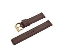 HMFang Correa De Reloj De Piel De Becerro De 20 Mm Y 22 Mm con Cierre Rápido, Estilo Retro, Color Negro, Marrón Y Café, For Hombre Y Mujer.(Coffee-Gold,20mm)