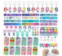 Hmfmdy Gadget Sirena, Bolsas Cumpleaños Infantil, Piñata Cumpleaños Infantil, paquetes de regalos fin del festival infantil, Infantil llaves, regalos de cumpleaños gadgets para niñas 70 piezas