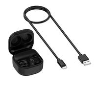 HMHAMA Funda de Carga de Repuesto para Auriculares Samsung Galaxy Buds FE SM-R400, Base de Carga, Color Blanco, sin Auriculares