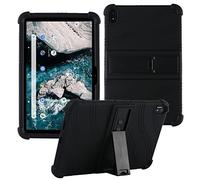 HminSen Funda para Nokia T20 Tablet,Niños amigable suave silicona cubierta ajustable soporte para Nokia T20 TA-1392 TA-1394 TA-1397 10.4 pulgadas Tablet (negro)