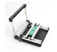 HMLSYZX Estación de Serigrafía Manual Pequeña, Impresora Manual de Plantillas para PCB, Fácil de Usar con 4 Patas de Apoyo Antideslizantes, Grosor Ajustable