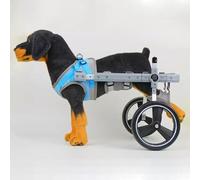HMLSYZX Silla de ruedas con arnés de movilidad para perros, silla de ruedas ajustable para perros pequeños, medianos y grandes, ayuda de movilidad para patas traseras