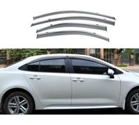 HMLTD 4 Piezas Coche Deflectores de Viento para Toyota Corolla Sedan 2019-2023, Deflectores de Aire Laterales Protectores de Parasol Humo Lluvia Visera