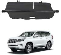 HMLTD Coche Cubierta Carga Retráctil para Toyota Land Cruiser Prado Fj150 Lc150 150 2010-2019, Tronco Carga Seguridad Estante Cubierta Equipaje Privacidad Partición Cubierta