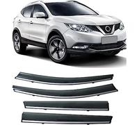 HMLTD Coche Deflectores Cortavientos Ventanilla para Nissan Qashqai J11 2016-2021, Deflector de Ventana Lateral Toldos Ventilación Visera Derivabrisas