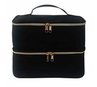 HMLTD Estuche Esmalte uñas | Estuche para Herramientas uñas Doble Capa Estuche para Herramientas uñas - Estuche para brochas manicura, Bolsa para Botellas, Estuche