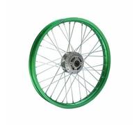 HMParts Llanta de aluminio de 19 pulgadas delantera anodizada, adecuada para casi todos los modelos con eje de 12 mm, Dirt Bike, Pit Bike, XMOTOS, Motocross (verde)