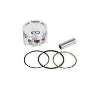 HMParts Monkey/Dirt/Pit Bike/ATV Juego de Pistón Loncin 125 CCM 52 mm, Pasador del Pistón 13mm