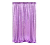 HMQIANG Cortinas de lentejuelas de lavanda para fotografía de 1,2 m x 1,5 m, 1 panel para fiestas, bodas, telón de fondo de tela brillante