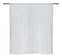 HMQIANG Cortinas de lentejuelas iridiscentes de 1,8 m x 1,8 m, 1 panel de fondo brillante para fiesta de cumpleaños