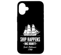 HMS Bounty Pitcairn Island Motín Fletcher Christian Tahití Carcasa para iPhone 16 Plus