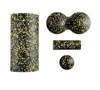 HMS FSBM04 Massage Set Rollers and Balls (4 pcs) Black/Yellow