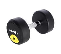 HMS HG Pro - Pesa redonda con revestimiento de goma, tamaño: 14 kg