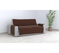 HM'S HOME'SECRET Cubre SOFÁ Reversible con Bolsillos (Chocolate/Beige, 4 PLAZAS)