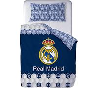 HM'S HOME'SECRET Funda Nórdica Real Madrid 2021 2 Piezas. Escudo Centrado (150x220)