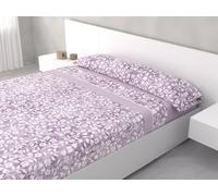 HM'S HOME'SECRET Juego de Sábanas de 100% Microfibra, 3 Piezas, Varios Modelos y Tamaños. (Anais Malva, Cama 90cm)