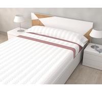 HM'S HOME'SECRET Juego de Sábanas de 100% Microfibra, 3 Piezas, Varios Modelos y Tamaños. (Eclipse Rosa, Cama 105cm)