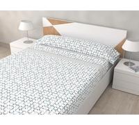 HM'S HOME'SECRET Juego de Sábanas de 100% Microfibra, 3 Piezas, Varios Modelos y Tamaños. (Lorena Gris, Cama 135cm)