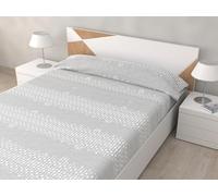 HM'S HOME'SECRET Juego de Sábanas de 100% Microfibra, 3 Piezas, Varios Modelos y Tamaños. (Lucia Gris, Cama 150cm)