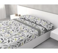 HM'S HOME'SECRET Juego de Sábanas de 100% Microfibra, 3 Piezas, Varios Modelos y Tamaños. (Sorolla Gris, Cama 180cm)