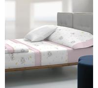 HM'S HOME'SECRET Juego de Sábanas de 100% Microfibra, 3 Piezas, Varios Modelos y Tamaños. (Unicornio Atrivm, Cama 105cm)