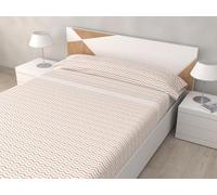 HM'S HOME'SECRET Juego de Sábanas de 100% Microfibra, 3 Piezas, Varios Modelos y Tamaños. (Zen Beige, Cama 90cm)