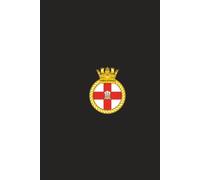 HMS Prince of Wales Royal Navy notebook: 6"x9" matt black paperback notepad journal - 120 lined pages - 100% author profits to charity