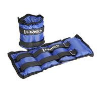 HMS - Puños de Peso para puños y Tobillos, 2 x 1,5 kg, ob03, Color Azul
