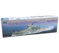 Hms Warspite 1942 Queen Elizabeth Class British Battleship 1 :3 50 Modelo Kit
