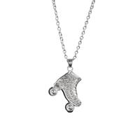 Hmsanase Collar Colgante Cadena Hombre Mujer Joyas Necklace Patín De Hielo Zapato Collar Patinaje sobre Ruedas Patinaje sobre Ruedas