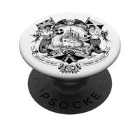 HMT Windrush Trojan Skinhead Reggae - British Jamaican PopSockets PopGrip Adhesivo