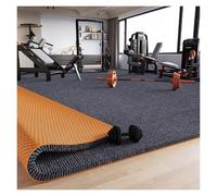 HMTBQT 9mm de Espesor Larga Alfombra Protección para el Suelo-Antideslizante/Insonorización,Tapete Felpudo Entrada Tapete Salon Cortable Alfombrilla para Pasillo,Cocina,Gimnasio(Light Grey,90x200cm)